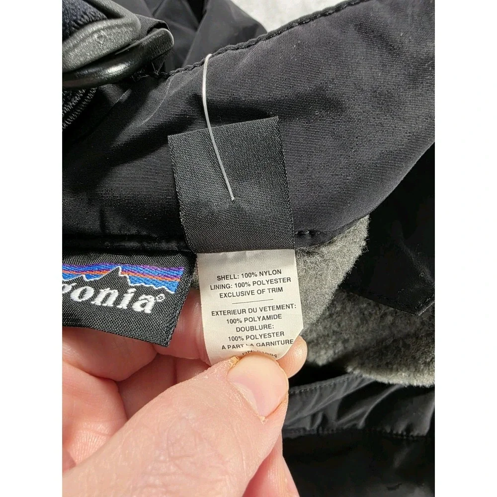 NWT Vtg Patagonia Infurno Deep Pile Fleece Lined Snow Pants‎ Mens 36 Black